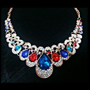 Jewelry - 3/$30 Faux Gem and Crystal Statement Necklace Jewelry - 3/$30 Faux Gem and Crystal Statement Necklace